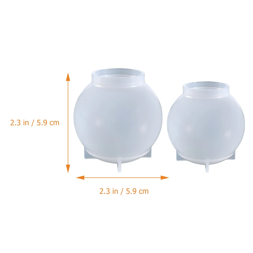 Wax Resin Sphere Mold Silicone Molds Epoxy Ball Crystal Para Gelatinas