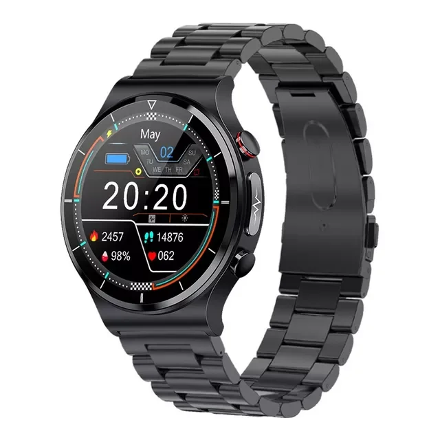 

360*360 HD Screen Luxury ECG+PPG Smartwatch Wireless Charging Waterproof Sports Fitness Tracker Smart Watch For Android IOS