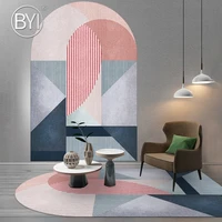 modern minimalist living room carpet abstract irregular optical illusion art design bedroom rug coffee table mats new home decor