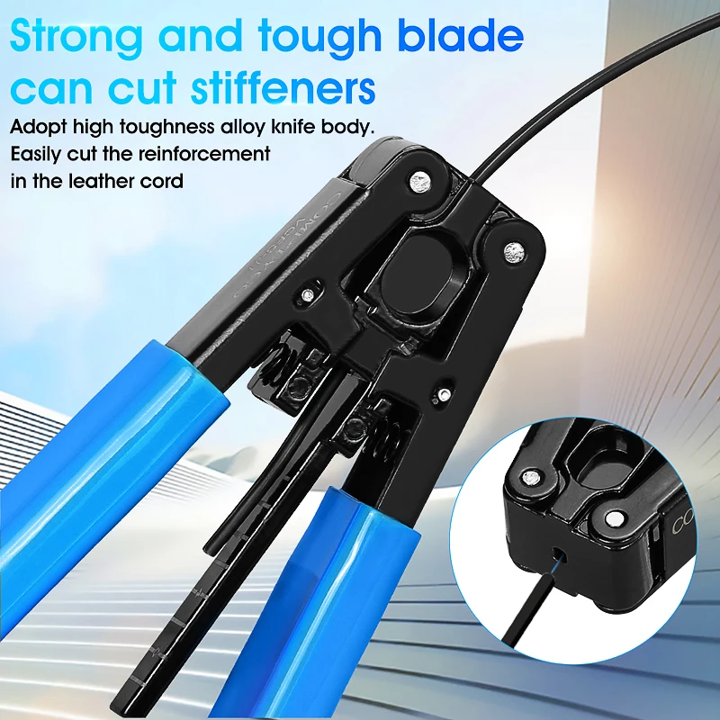 Набор инструментов для оптоволокна синий VCFS-3 трехпортовый инструмент зачистки