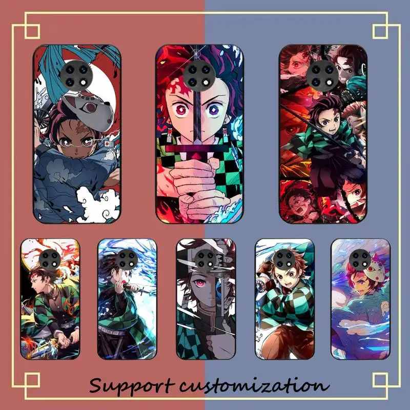 

Anime Demon Slayer Kamado Tanjirou Phone Case for Samsung S20 lite S21 S10 S9 plus for Redmi Note8 9pro for Huawei Y6 cover