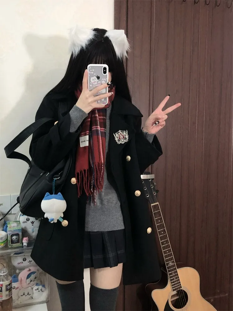 Оригинальное пальто-Униформа Mars Jk осень и зима японская модная школьная форма в