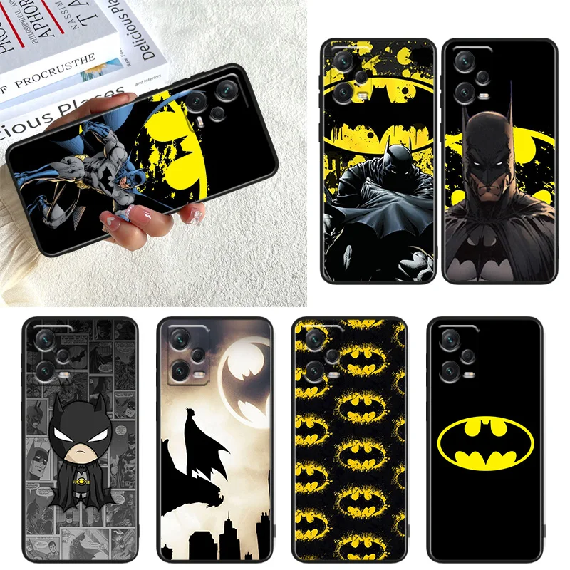 

Dark hero Batmansh Phone Case For Xiaomi Redmi Note 11E 11T 11S 10T 10S 9S 9T 8T 7 Pro Plus Lite Max Black Cover