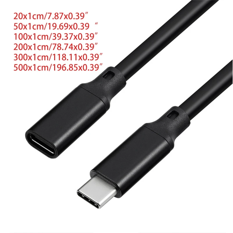 

Удлинительный кабель PD 5A usb 3.1 Type-C, 4K, 60 Гц, 10 Гбит/с