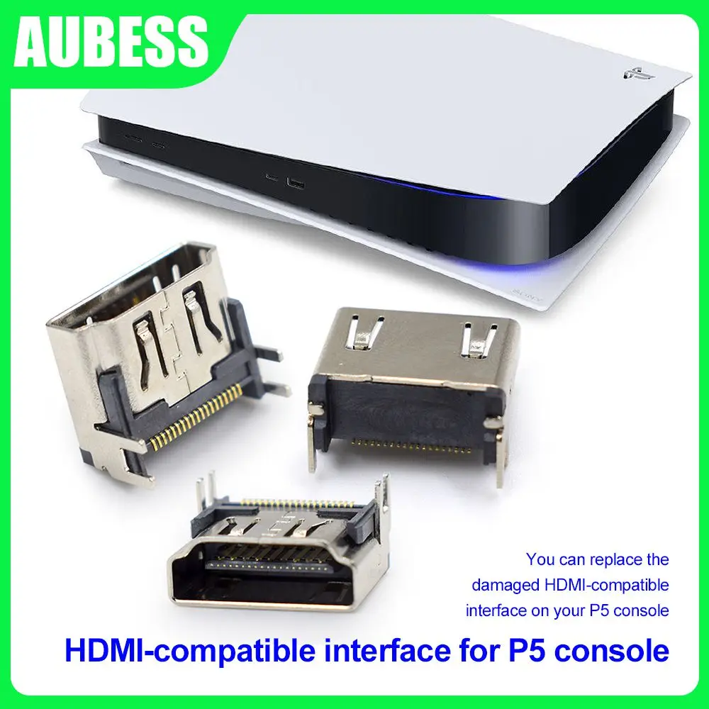 

HD interface for PS5 HDMI-compatible Port Socket Interface for Sony Play Station 5 Connector
