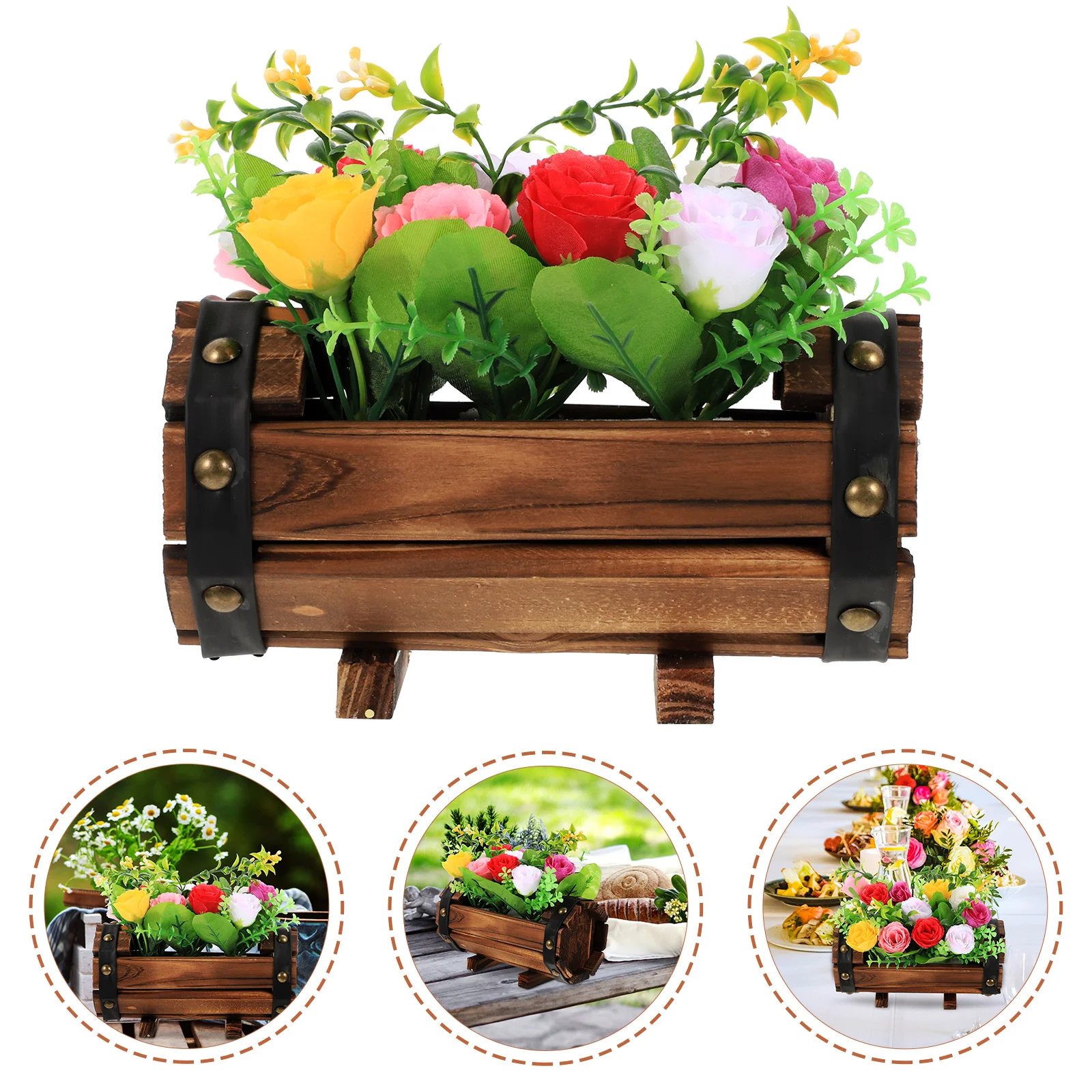 

Artificial Flowers in Pot Outdoor Wedding Flower Potted Flowers