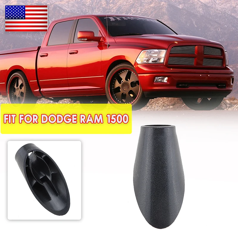 Roof Antenna Bezel Rubber Mounted Fender Base Aerial Black Fit For Dodge Ram 2010-2018 1500 2500 3500 4500 5500 Car Accessories