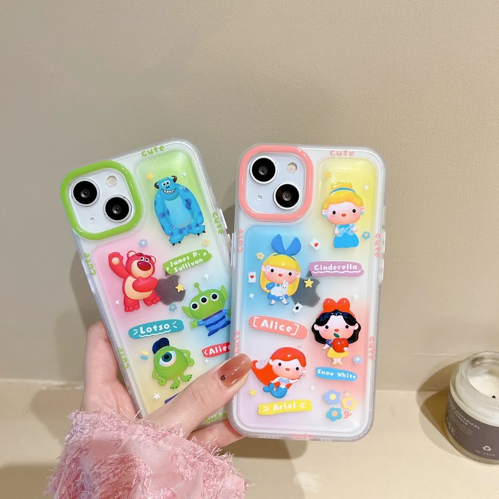 

Милый мультяшный чехол с рисунком монстра и принцессы для iphone 11 13 13ProMax XR XS X XSMAX 11ProMax 12Pro 12 7 8Plus, мягкий чехол