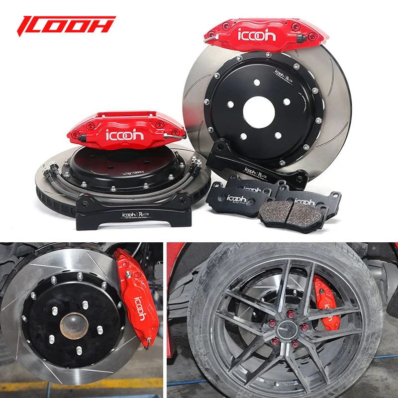 

Icooh car brake system Big caliper kit modified ic7600 300*24mm rotors wheels for car r17 honda civic