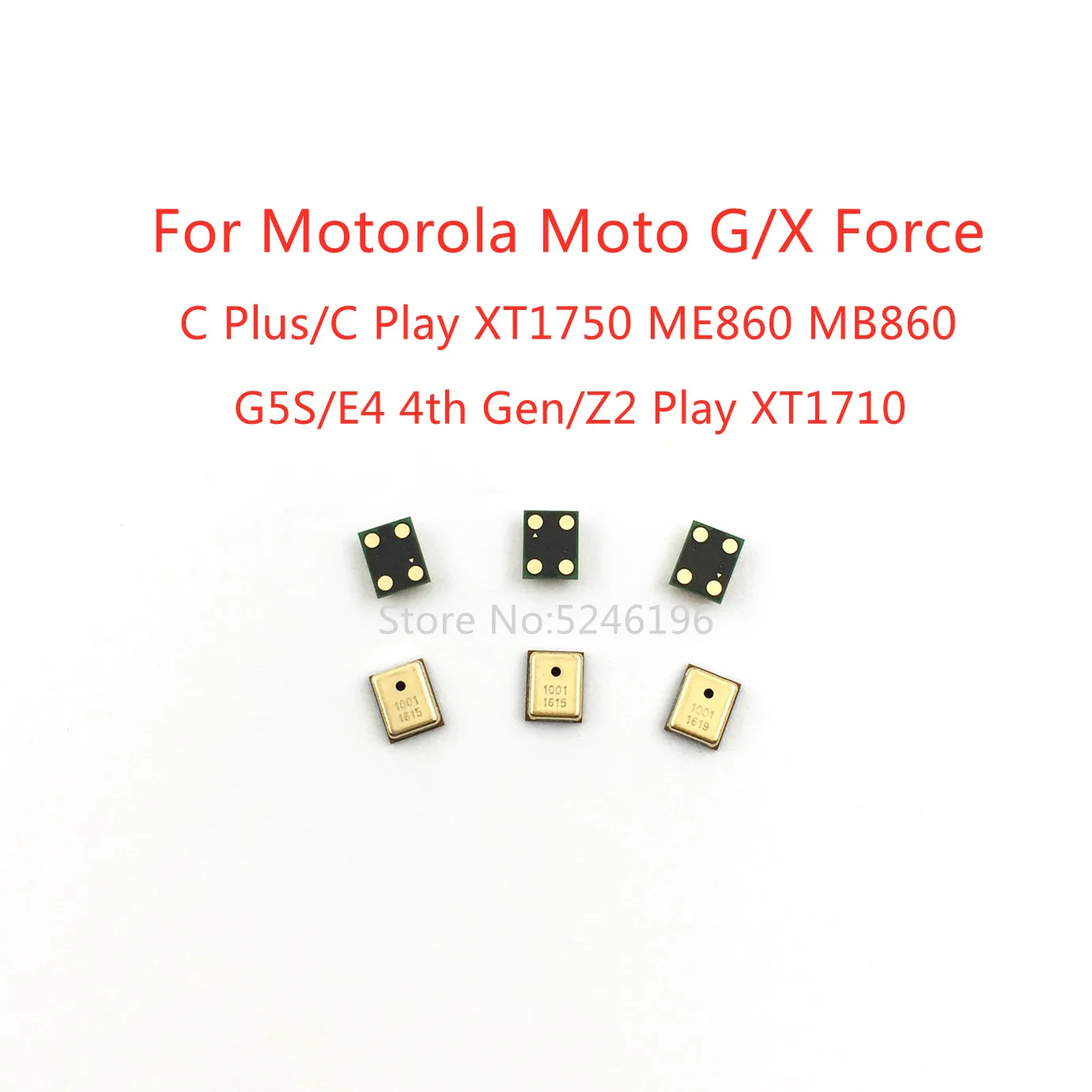 10-100 шт. оригинальный микрофон Внутренний микрофон приемник Динамик для Motorola Moto G X Force C Plus C Play XT1750 ME860 MB860 G5S E4 Z2