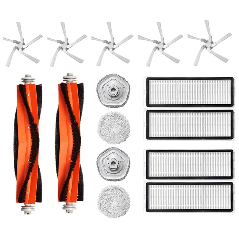

Roller Brush HEPA Filter And Mop Pad Replacement Parts For Dreame Bot W10 / W10 Pro Robotic Vacuum Cleaner