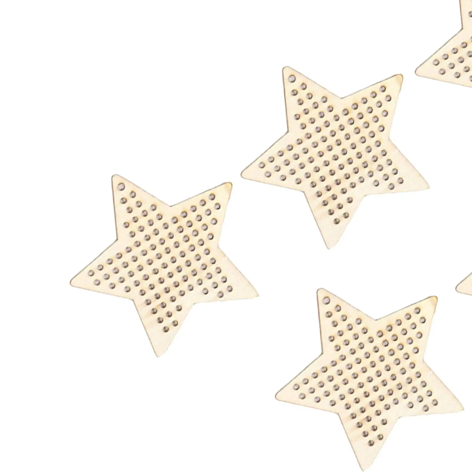 5 шт. Деревянные Подвески для вышивки крестиком с несколькими отверстиями