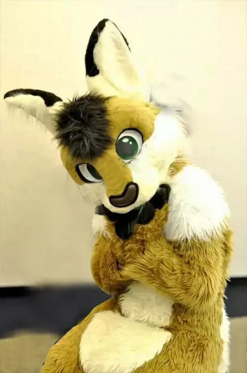 Хаски собака лиса талисман одежда мех волк ролевые игры меховая игра костюм