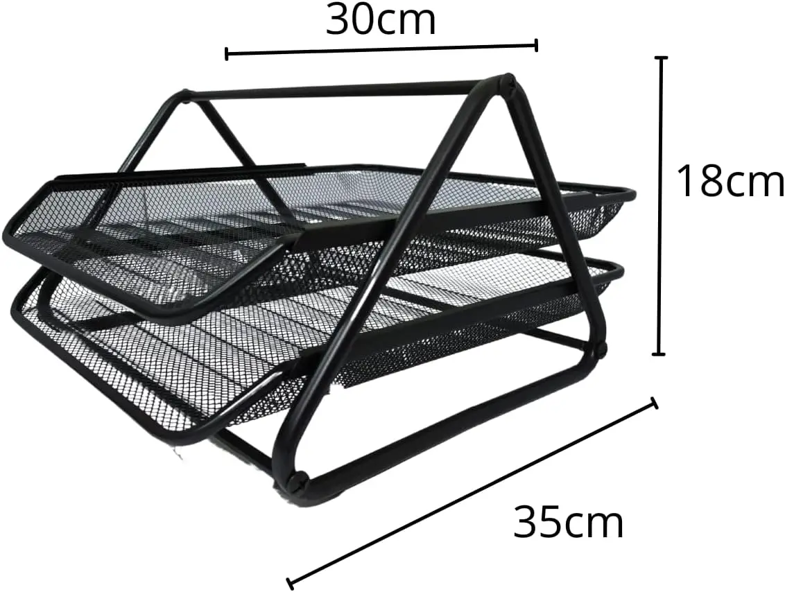 

organizador escritorio Corresponding Box Double Table Organizer Metal GV Office 9207