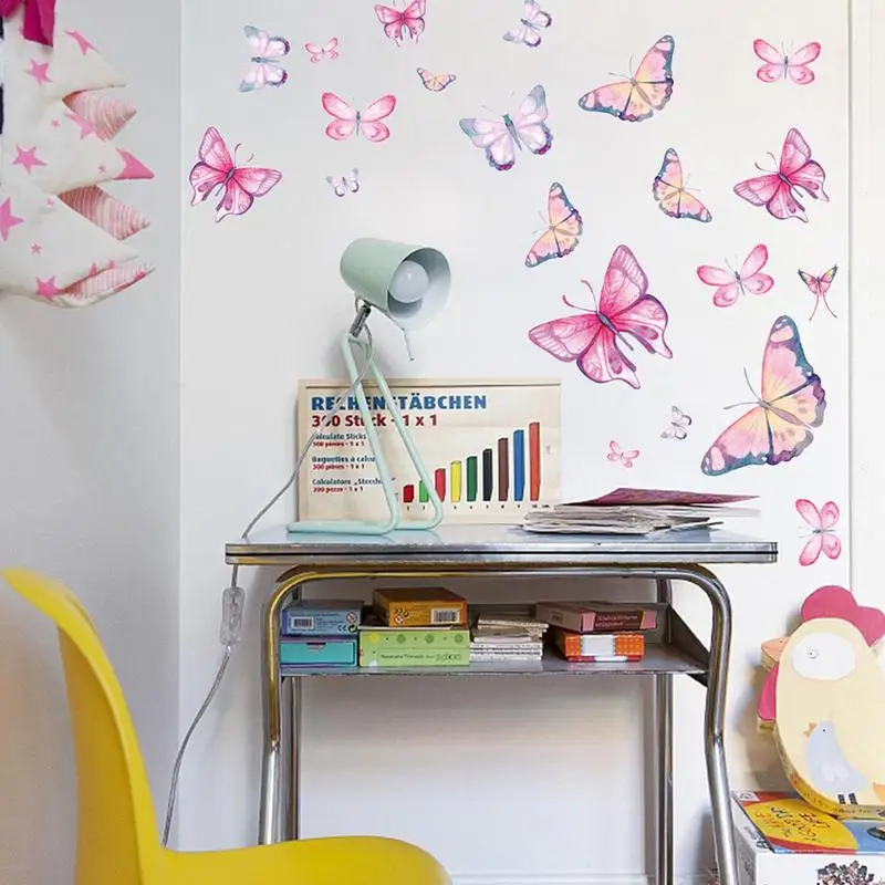 

Luminous Butterfly Wall Sticker Glow In The Dark Butterfly Wall Decals For Girls Bedroom Wall Art Stickers Decor Wall Stickers