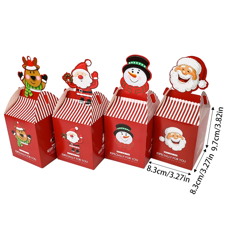 

Рождественские подарочные коробки YONGSNOW, набор из 4 штук