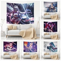 honkai impac anime tapestry home decoration hippie bohemian decoration divination wall hanging home decor