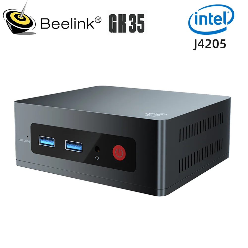 Beelink GK35 Windows 10 Mini PC Intel Apollo Lake Celeron J4205 J4105 8GB RAM 128GB 256GB SSD Wifi BT 1000M LAN Desktop Computer