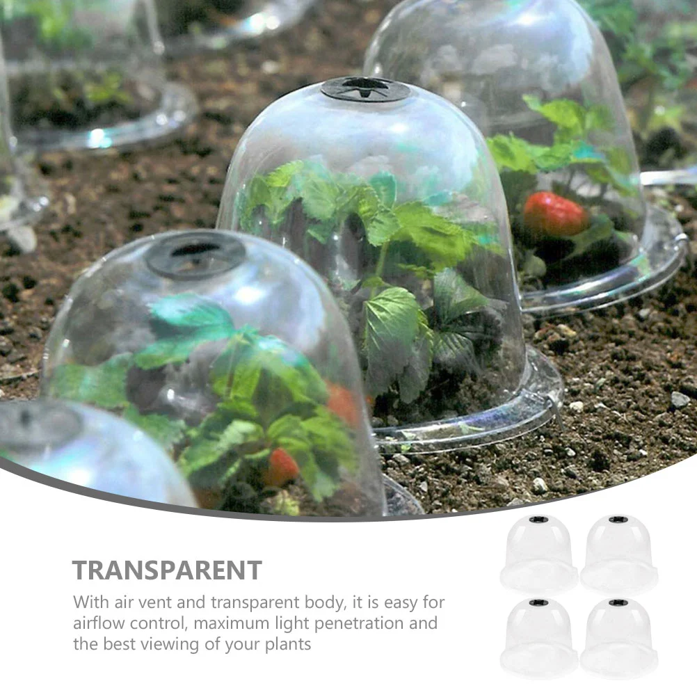 4 шт. изоляционная крышка для рассады садовый купол куполы влажности растений