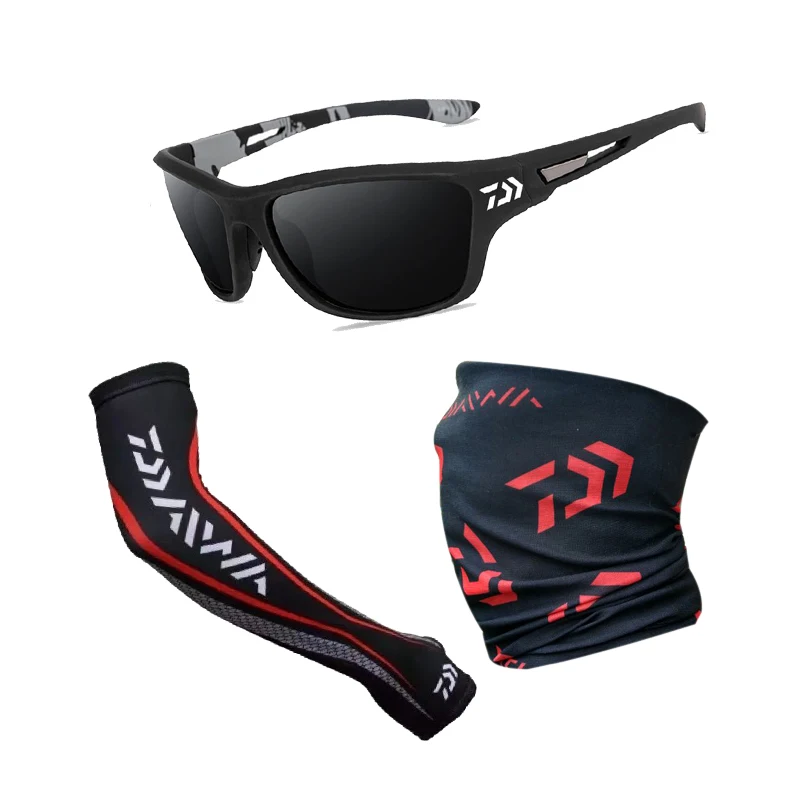 

Daiwa Sun Protection Fishing Suit Polarized Fishing Sunglasses Driving Hiking Sun Glasses Fishing Scarf Arm Guard Neck Gaiter