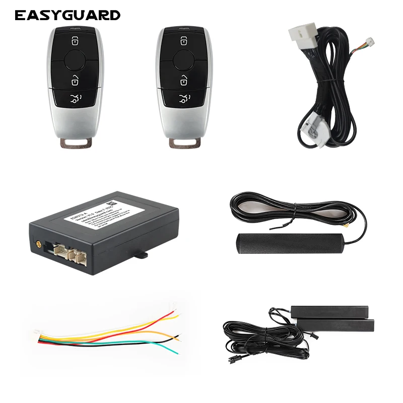 

EASYGUARD Smart Key без ключа, подходящий для Benz 2014, с автомобилями FBS4 с заводской кнопкой запуска OEM и комфортным доступом