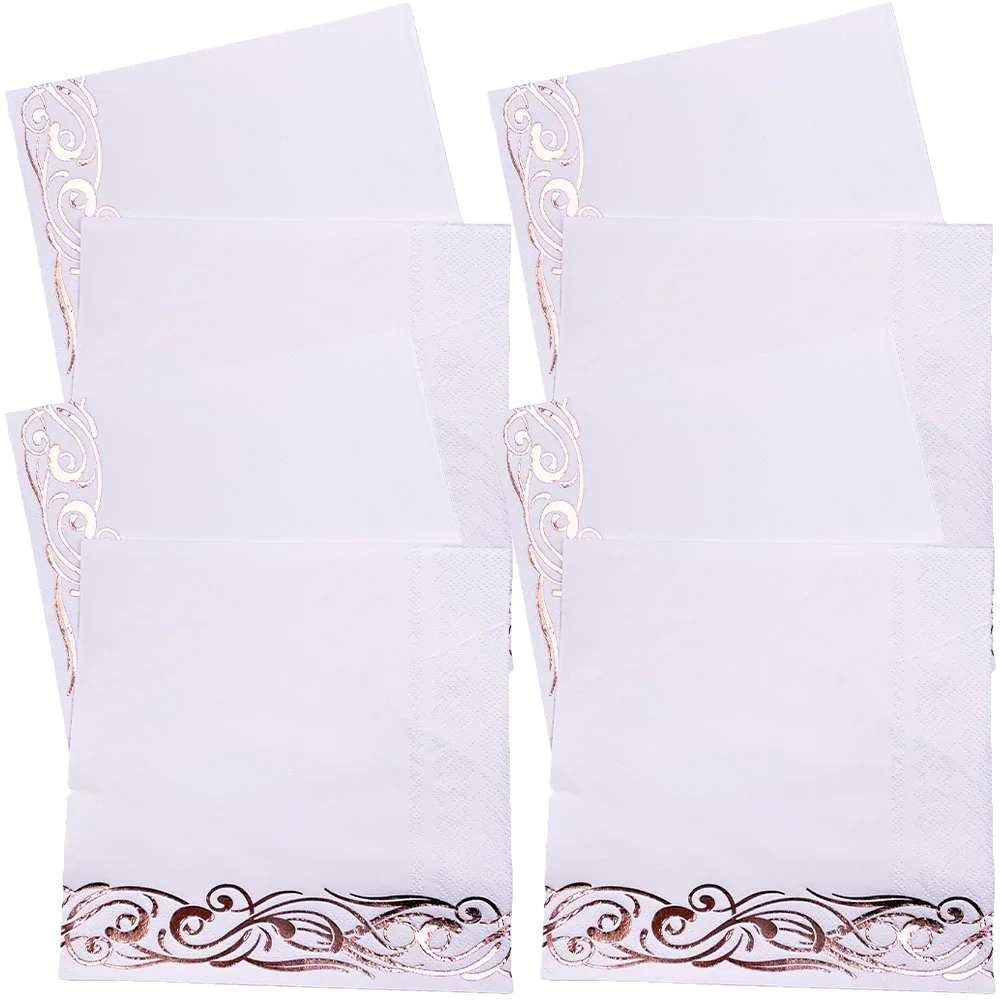 

Napkins Party Disposable Towels Paper Wedding Banquets Reception Tissue Festival Pulp Dinner Wood Napkin Bachelorette Bridal