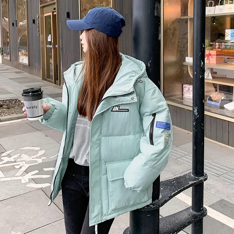 2022 New Winter Women Parkas Jackets Casual Hooded Thick Warm Windproof Parkas Coat Fashion Female Outwear Long Parkas