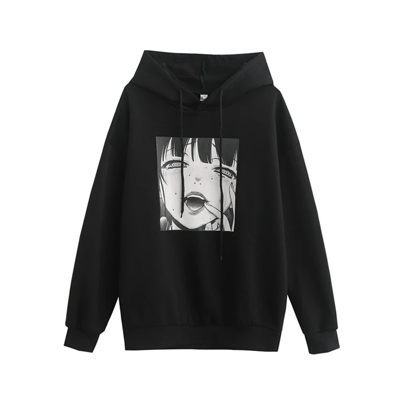

Anime Girl Hoodies Women Kawaii Japanese Y2k Hooded Sweatshirts Spring Autumn Streetwear Long Sleeve Pullovers Tops Tracksuits