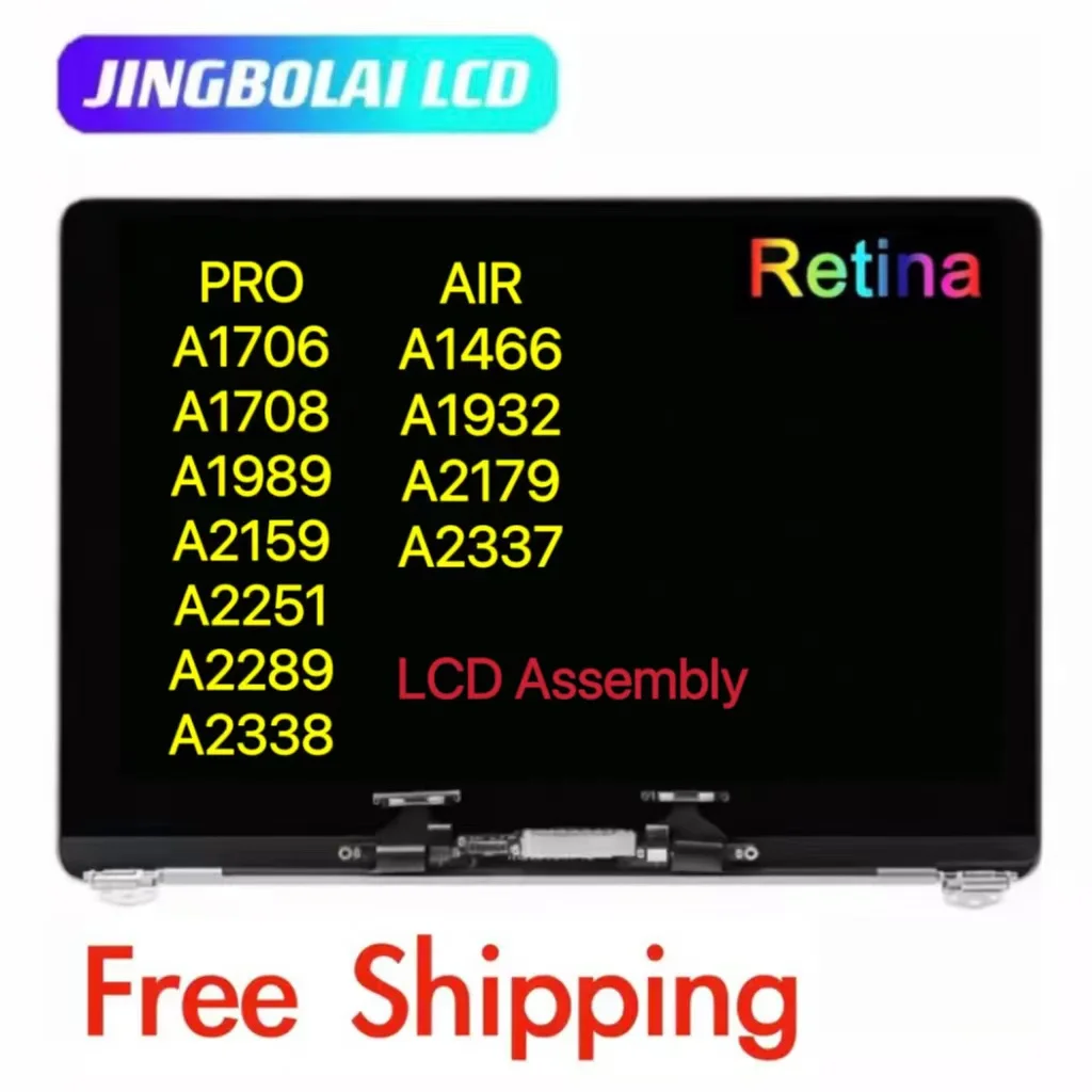 Новый ЖК-дисплей в сборке для ноутбука Macbook Retina 13 дюймов A1706 A1708 A1989 A2159 A2251 A2289 A2338 A1932