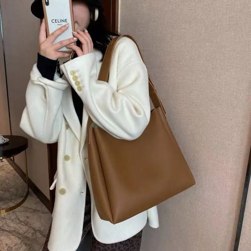 New high quality student PU leather bags lady wild tote bags Hot sale women handbag 2 piece/set large capacity shoulder bags