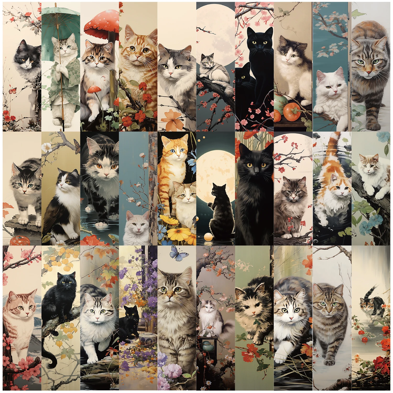 

Закладки для книг с кошками (30 шт.)