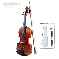 naomi master level handmade antonio stradivari 1716 style antique 44 violin kit w carbon fiber violin case brazilwood bow