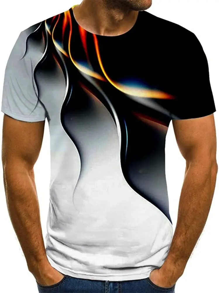 

Men's Short Sleeve T-Shirt 3D Print Graphic T-Shirt
