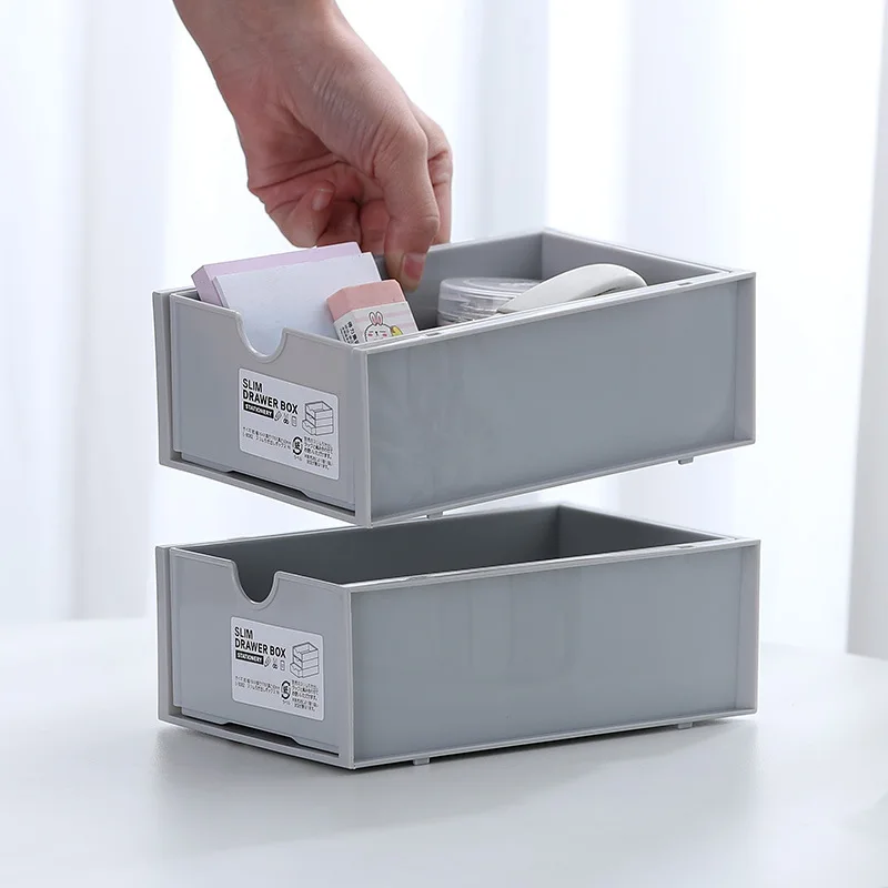 

Clear Drawer Organizer Transparent Drawer Gadgets Storage Box Bins Case For Utensil Cosmetic Groceries Kitchen Tableware Storage