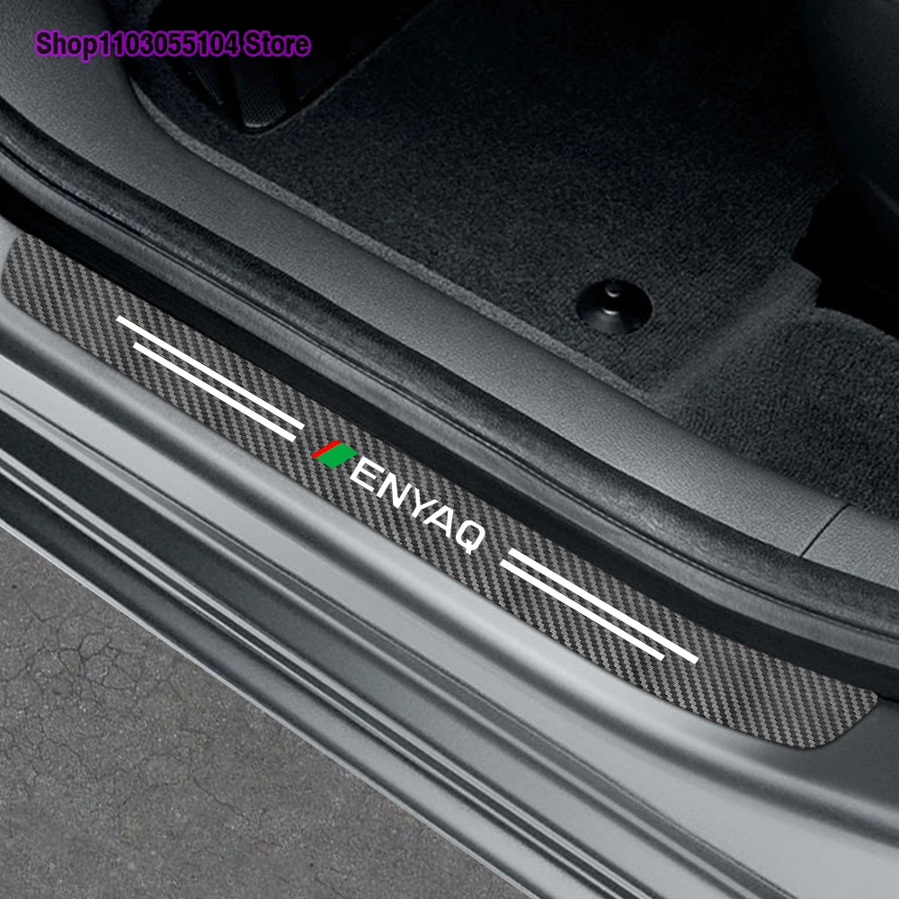 4 шт. автомобильные двери из углеродного волокна для Skoda Enyaq