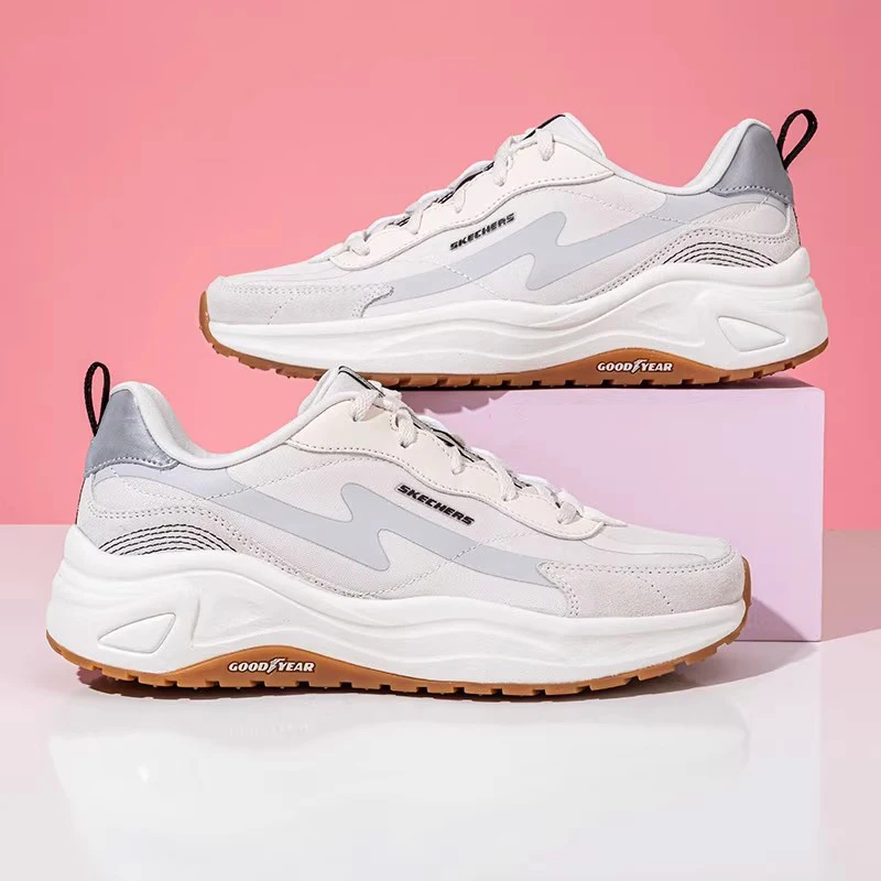 Skechers Женская спортивная обувь Летняя новая модная дышащая повседневная Легкая