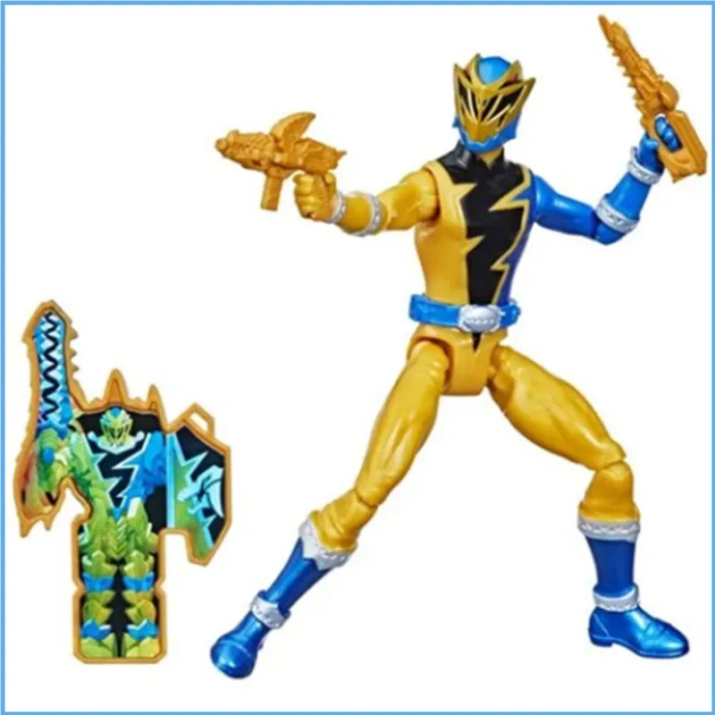 Оригинал Hasbro 23 см Power ranger динозавр Rage золотой воин коллекционные Аниме фигурки