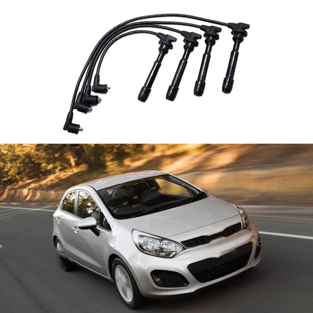 4 шт. провод зажигания для Hyundai моделей Kia 2750126 D00 27501-26D00 Пластик+Резина