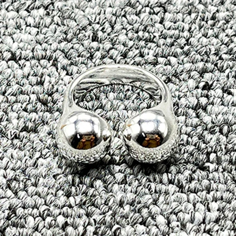 

Лидер продаж 2022, новинка, модное кольцо из нержавеющей стали с покрытием 925 цвет серебра талисман, кольцо из золота, нишевое ювелирное изделие, подарок, логотип бренда UNO