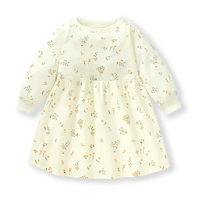 

Jumping Meters New Arrival 2-7T Children's Girls Dresses For Autumn Spring Princess Collar Clothing Kids Dresses