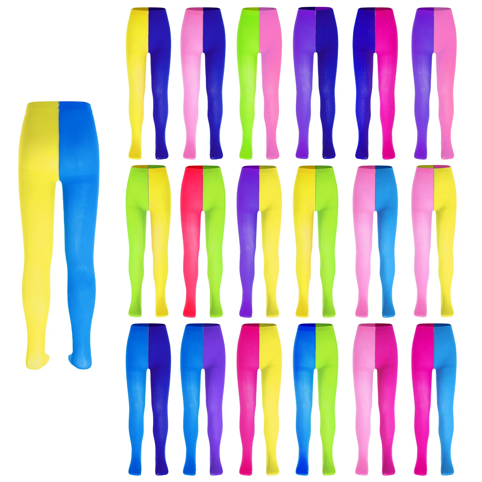 

Колготки для девочек карамельных цветов, милые бархатные колготки, тонкие облегающие колготки контрастных цветов для девочек, теплые Танце...