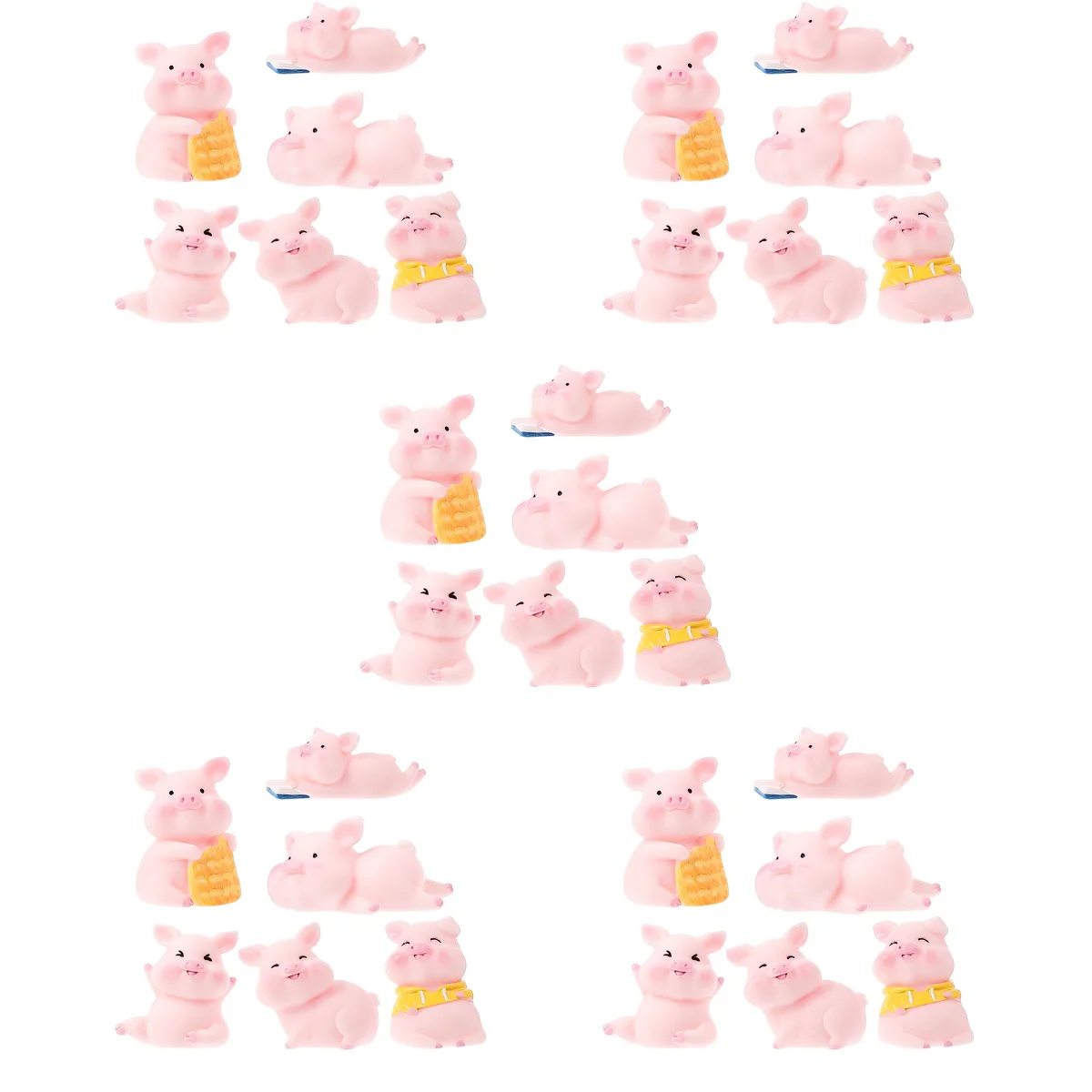 

30 pcs Garden Sturdy Miniature Landscape Figure Sculpture Figurines Car Dashboard Statue