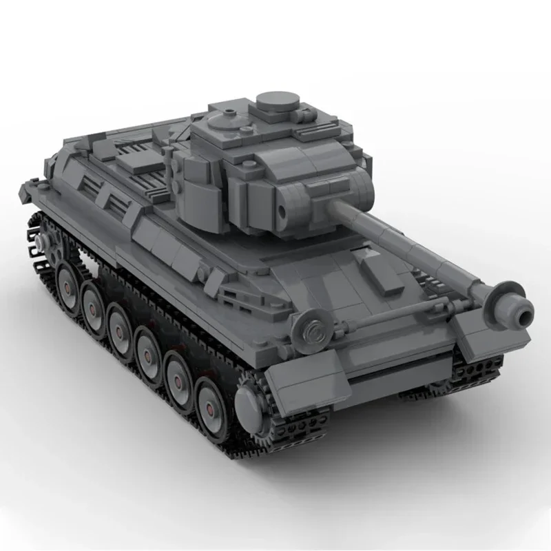Военная Модель Moc строительные блоки 44 м TAS венгерский средний танк технология