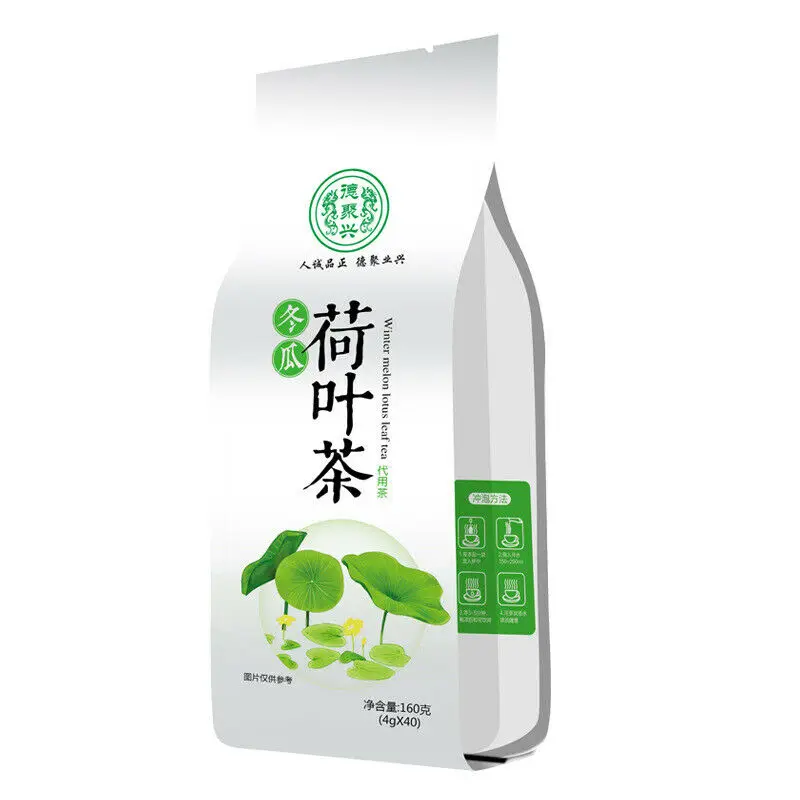 

Травяной чай включает в себя листья розового лотоса и искусственные 40 шт. китайских пакетов помогает снизить жир в крови всего 160 г