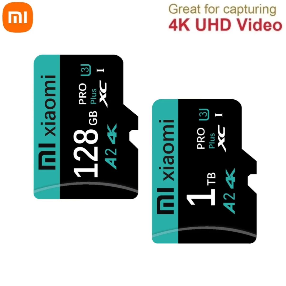 Оригинальная карта памяти Xiaomi 1 ТБ 2 Class 10 Высокоскоростная флэш-карта U3 A2 128 ГБ