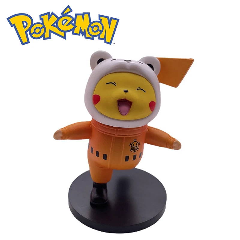 

Pokemon Pikachu Action Figure Cosplay Kawaii Anime Figures Doll Model Collection Toys Home Car Decoration Children Birthday Gift