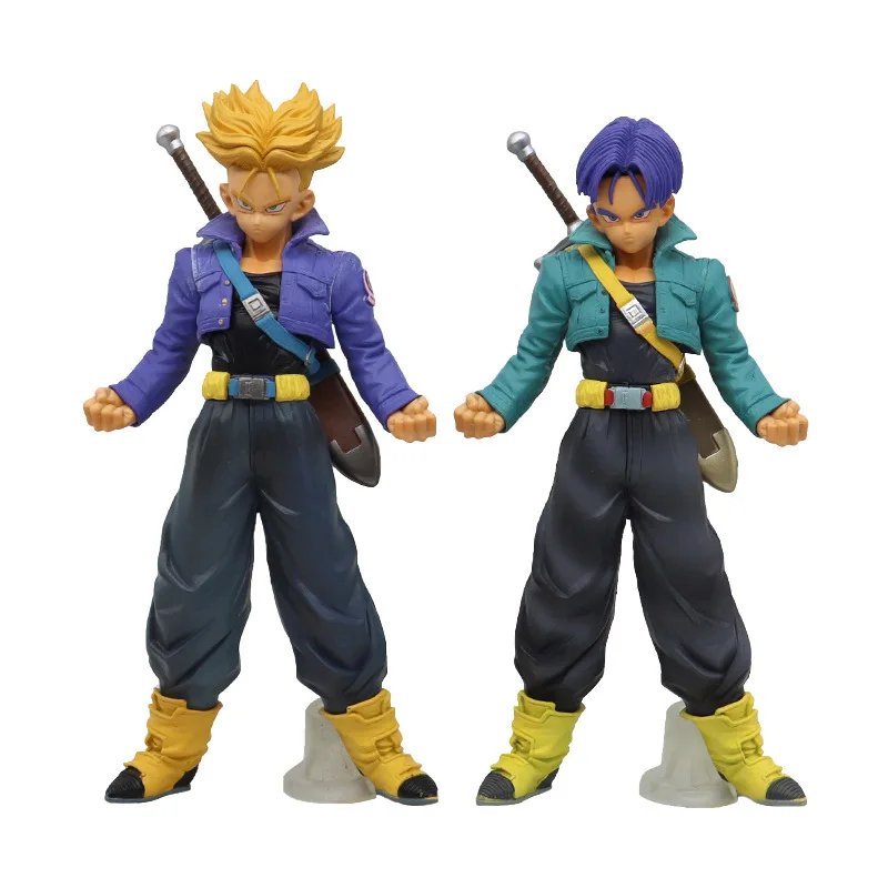 

24CM Anime Dragon Ball Super Set Lanks Future Warrior Goku Dragon Ball Hand-made Car Ornament Home Gift