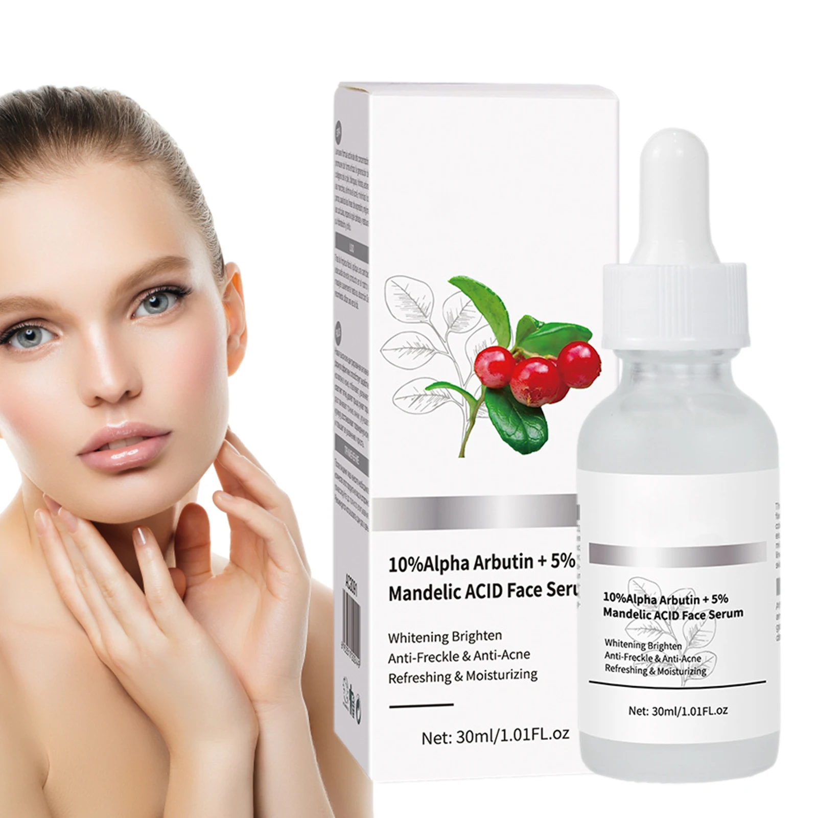 

30ml Arbutin Mandelic Acid Essence Whitening Essence With Natural Ingredients For Face Smooth Fine Lines And Improves Skin Tone