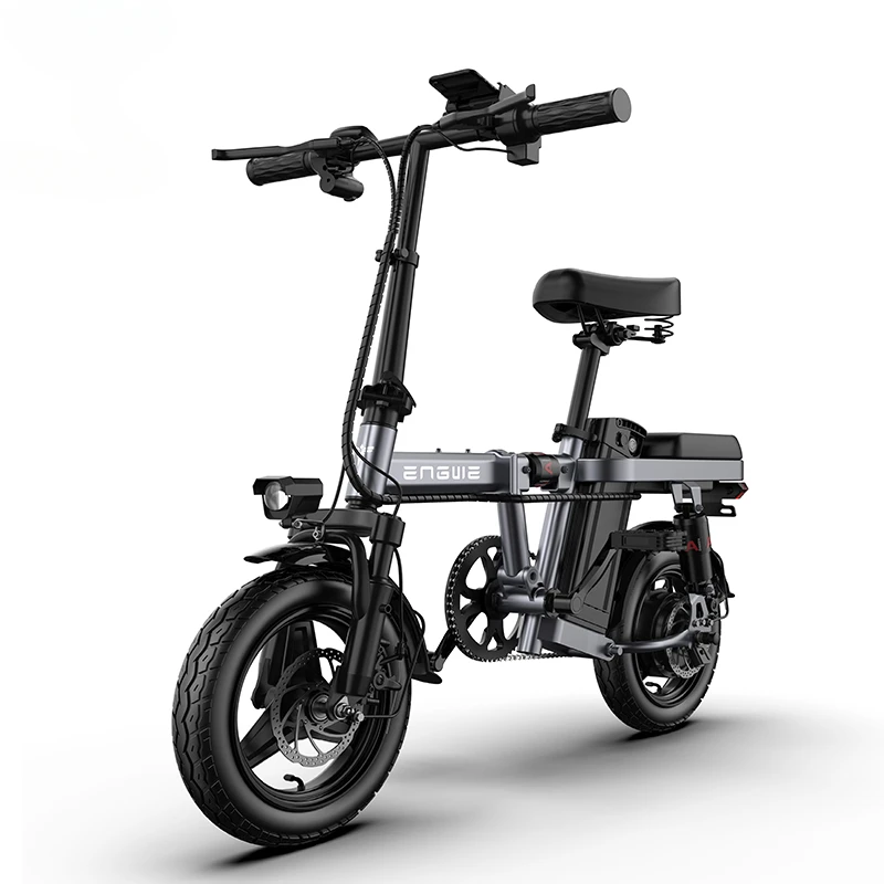 

EU Stock ENGWE T14 Electric City Bike 14" Folding Electric Bikes for Adults Teens 250W Mini Ebike Urban Electric Bicycles