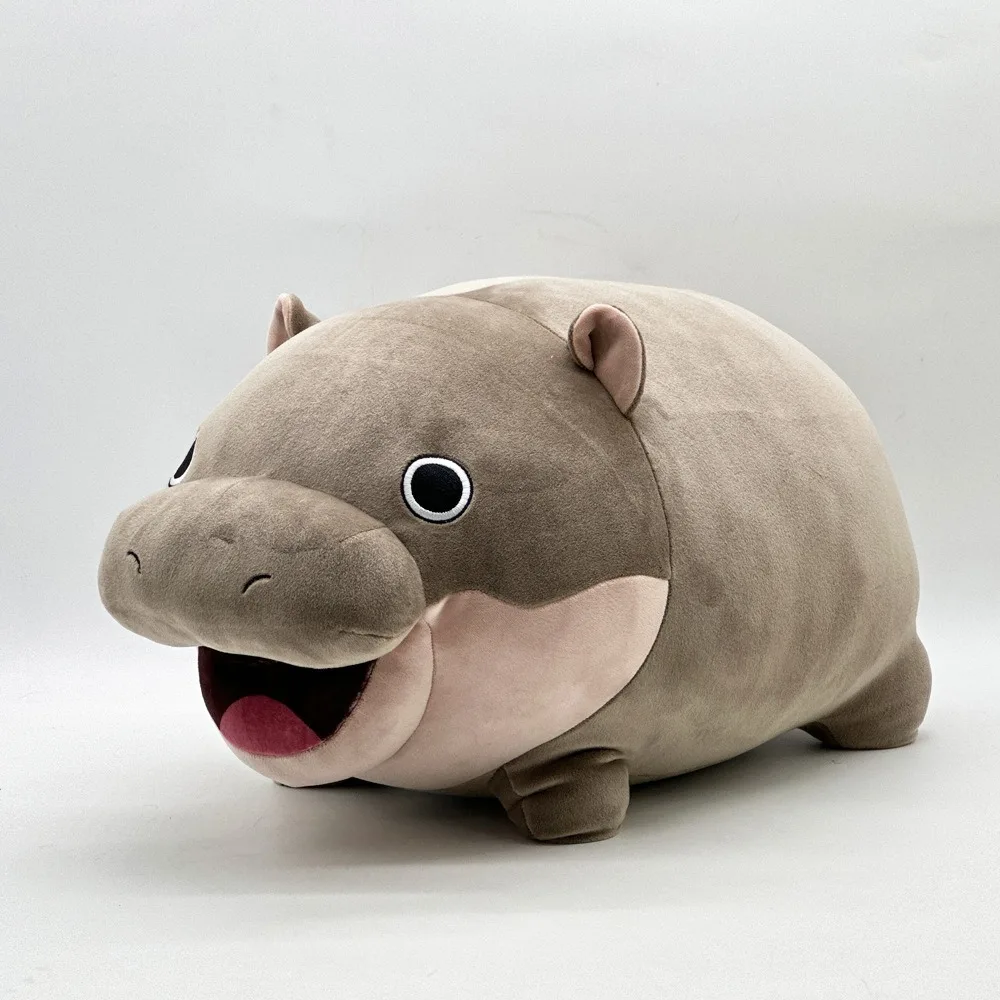 Новые мягкие плюшевые игрушки Moo Deng Kawaii Stuffed Animal Hippo Plush Hugable Pygmy Plushie Toy Домашняя